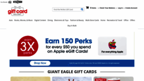 What Giftcard.gianteagle.com website looked like in 2022 (2 years ago)