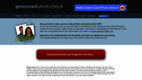 What Greencardphotocheck.com website looked like in 2022 (2 years ago)
