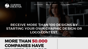 What Guerra-creativa.com website looked like in 2022 (2 years ago)