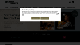 What Gourmetsociety.co.uk website looked like in 2022 (3 years ago)