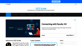 What Gceguide.com website looked like in 2022 (2 years ago)