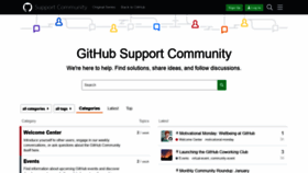What Github.community website looked like in 2022 (2 years ago)