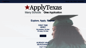 What Goapplytexas.org website looked like in 2022 (2 years ago)