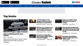 What Greaterkashmir.com website looked like in 2022 (2 years ago)