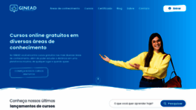 What Ginead.com.br website looked like in 2022 (2 years ago)