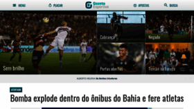 What Gazetaesportiva.com website looked like in 2022 (2 years ago)