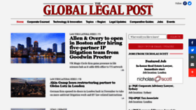 What Globallegalpost.com website looked like in 2022 (2 years ago)