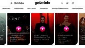 What Gofeminin.de website looked like in 2022 (2 years ago)