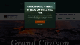 What Grandcanyon.org website looked like in 2022 (2 years ago)
