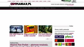 What Gsmmaniak.pl website looked like in 2022 (3 years ago)