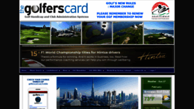 What Golferscard.ae website looked like in 2022 (2 years ago)