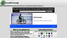 What Getfavicon.org website looked like in 2022 (2 years ago)