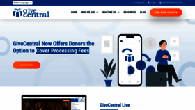 What Givecentral.org website looked like in 2022 (2 years ago)