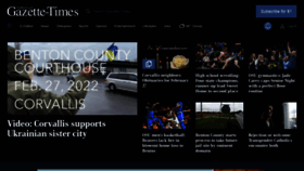 What Gazettetimes.com website looked like in 2022 (2 years ago)