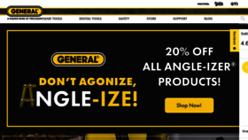 What Generaltools.com website looked like in 2022 (2 years ago)