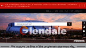 What Glendaleaz.com website looked like in 2022 (2 years ago)