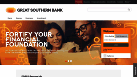 What Greatsouthernbank.com website looked like in 2022 (2 years ago)