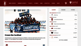 What Gostanford.com website looked like in 2022 (2 years ago)