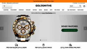 What Goldsmiths.co.uk website looked like in 2022 (2 years ago)