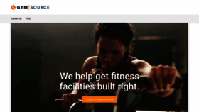 What Gymsource.com website looked like in 2022 (2 years ago)