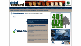 What Globalcement.com website looked like in 2022 (2 years ago)
