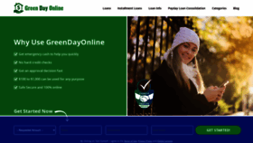 What Greendayonline.com website looked like in 2022 (2 years ago)
