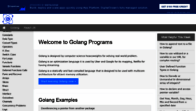 What Golangprograms.com website looked like in 2022 (2 years ago)