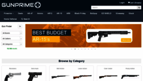 What Gunprime.com website looked like in 2022 (2 years ago)