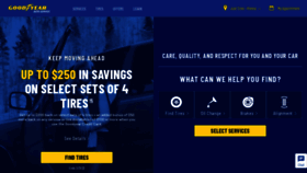 What Goodyearautoservice.com website looked like in 2022 (2 years ago)