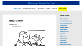 What Glasbergen.com website looked like in 2022 (2 years ago)