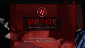 What Gmadcpr.com website looked like in 2022 (2 years ago)