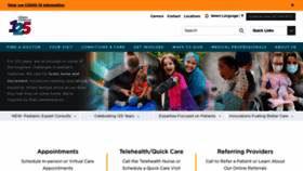 What Gillettechildrens.org website looked like in 2022 (3 years ago)