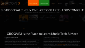 What Groove3.com website looked like in 2022 (2 years ago)