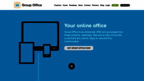What Group-office.com website looked like in 2022 (4 years ago)