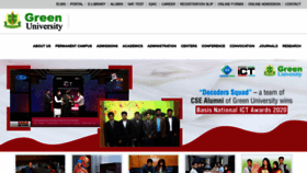 What Green.edu.bd website looked like in 2022 (2 years ago)