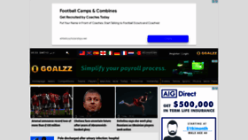 What Goalzz.com website looked like in 2022 (2 years ago)