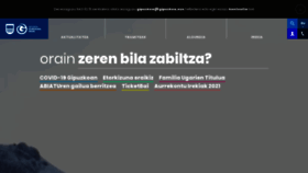 What Gipuzkoa.eus website looked like in 2022 (2 years ago)