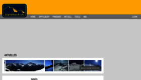 What Gipfelbuch.ch website looked like in 2022 (3 years ago)