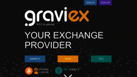 What Graviex.net website looked like in 2022 (2 years ago)