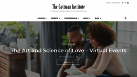 What Gottman.com website looked like in 2022 (2 years ago)