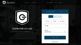What Geekdomhouse.com website looked like in 2022 (2 years ago)