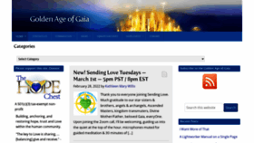 What Goldenageofgaia.com website looked like in 2022 (2 years ago)