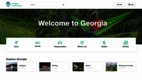 What Georgiantravelguide.com website looked like in 2022 (2 years ago)