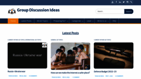What Groupdiscussionideas.com website looked like in 2022 (2 years ago)