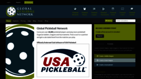 What Globalpickleball.network website looked like in 2022 (2 years ago)