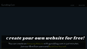 What Gynoblog.com website looked like in 2022 (2 years ago)