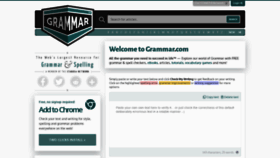 What Grammar.com website looked like in 2022 (2 years ago)