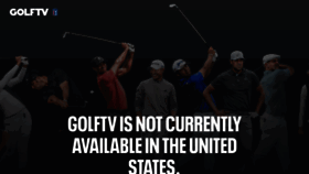 What Golf.tv website looked like in 2022 (2 years ago)