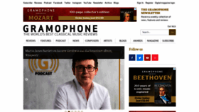 What Gramophone.co.uk website looked like in 2022 (2 years ago)
