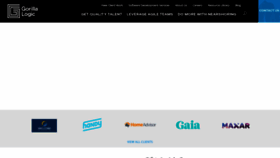 What Gorillalogic.com website looked like in 2022 (2 years ago)